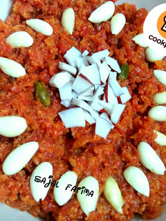 A picture of Gajar Ka Halwa.