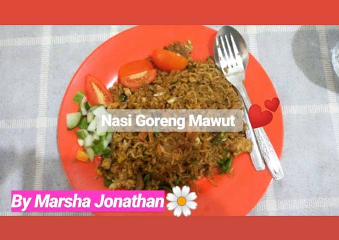 Resep Nasi goreng Mawut ala abang-abang#SiapRamadan, Lezat Sekali