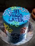 Black Forest Cake ala Spongebob Squarepants (Base Brownies Kukus Ny. Liem)