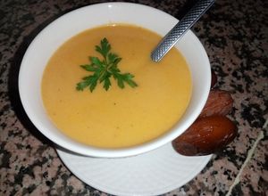 صورة لوصفة شوربة الخضر او مايسمى ب (صوبا المغربية)
