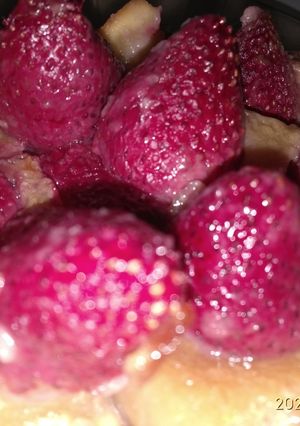 Una foto de Clafoutis de Frutilla
