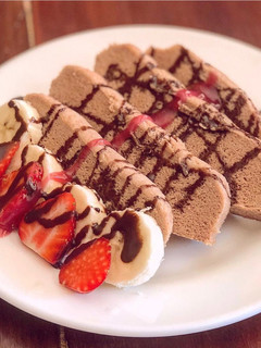 Una foto de Bizcocho fit sabor Choco-avellana sin gluten