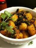 Paneer Kulfa Saag Stir Fry