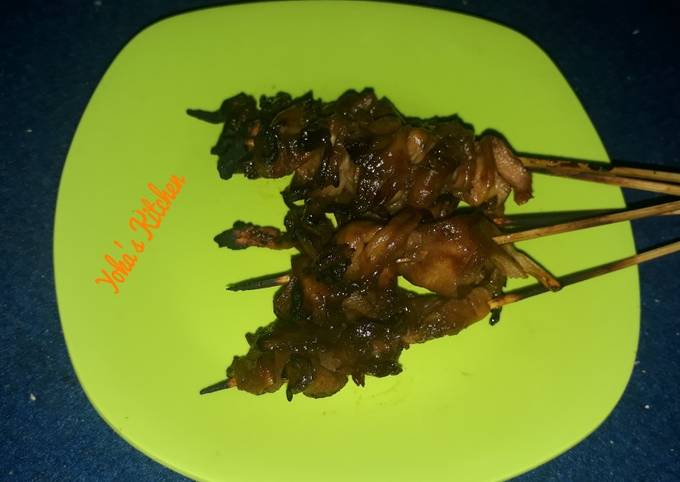 Resep Sate Jamur tiram, Sempurna