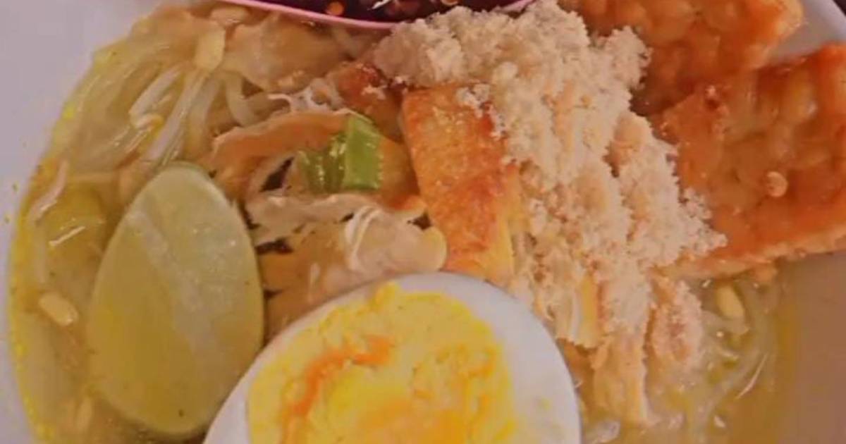 Resep Soto Ayam Rumahan soto Lamongan Paling Praktis dan Simple