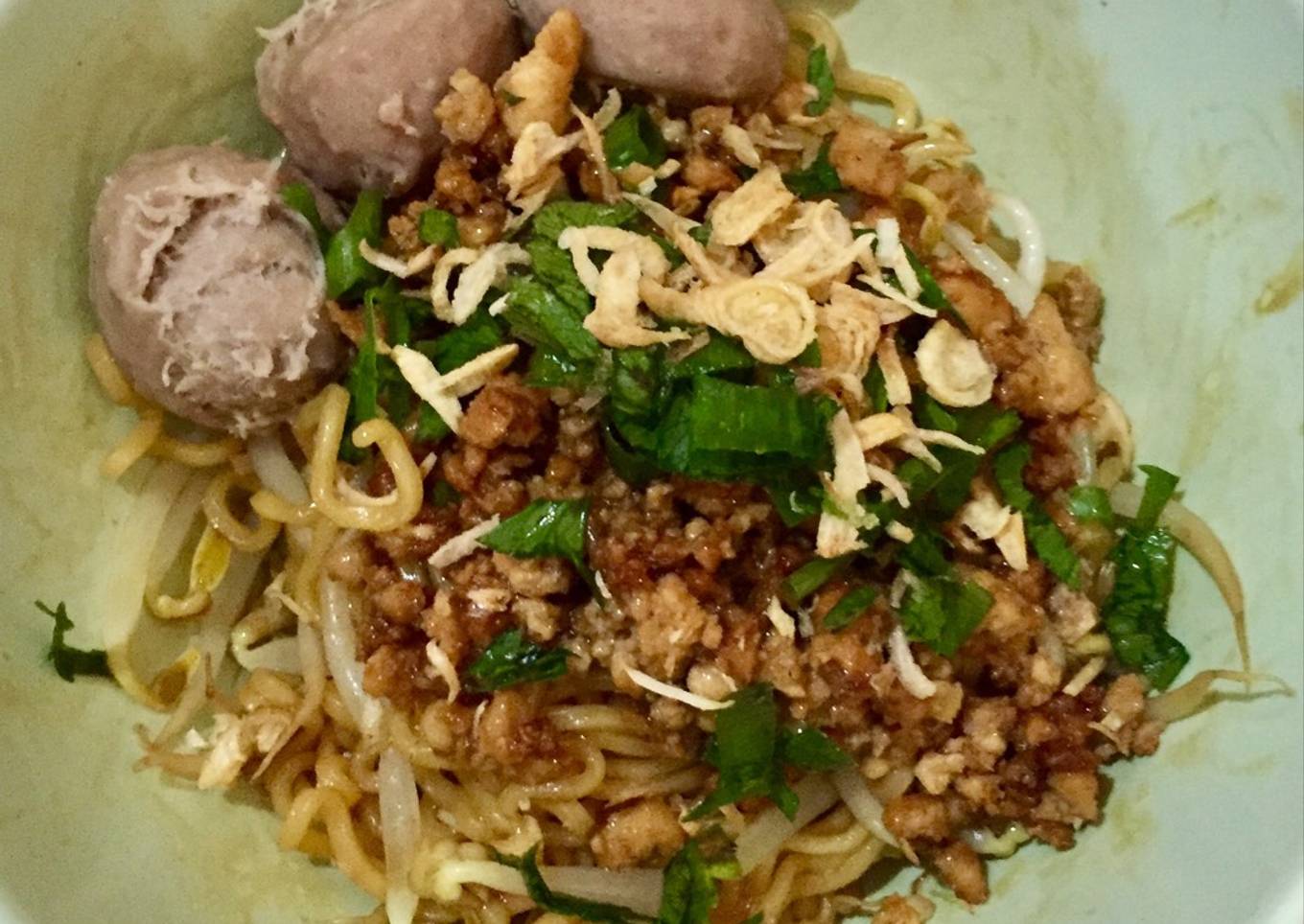 Mie Bangka praktis, pake Indomie