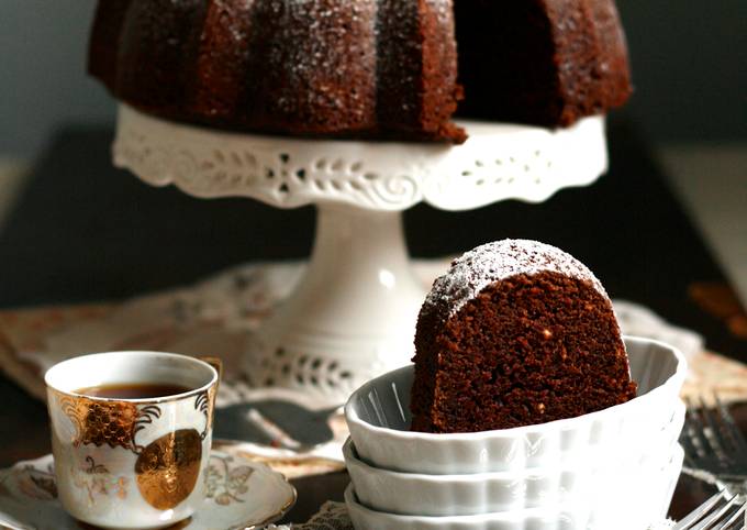 Recipe of Homemade Earl Grey Chocolate Sour Cream Cake