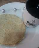 Arepa de afrecho con queso...🍴