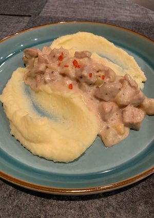Egzotikus gyümölcsös csirke🏝 recept fotója