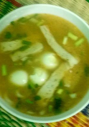 Hình của món Bánh canh chả trứng.