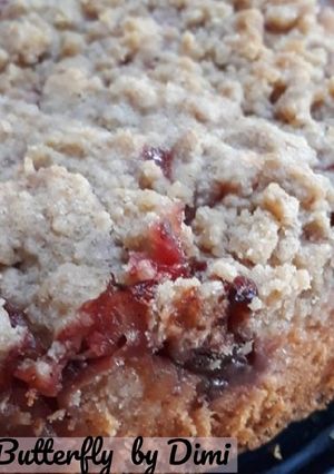 Φωτογραφία της συνταγής Τάρτα streusel με φράουλα
