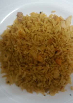 A picture of Carrot rice.
