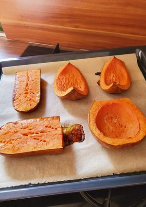 Sütőben sült sütőtök recept fotója
