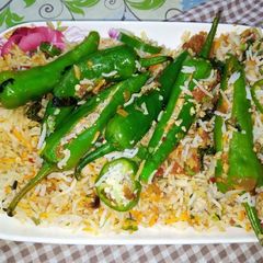 A picture of Kalmi Biryani.