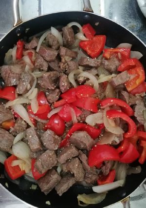 Hình của món Bò lúc lắc.
