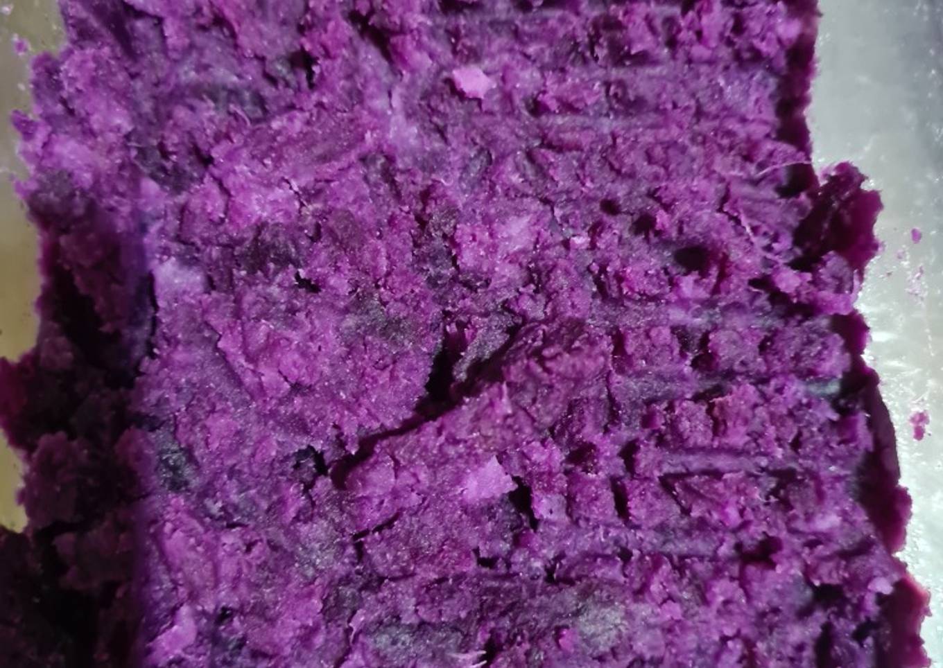 Puré de camote al vapor