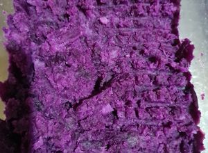 Una foto de Puré de camote al vapor