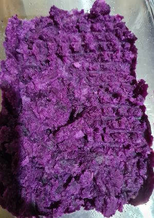 Una foto de Puré de camote al vapor