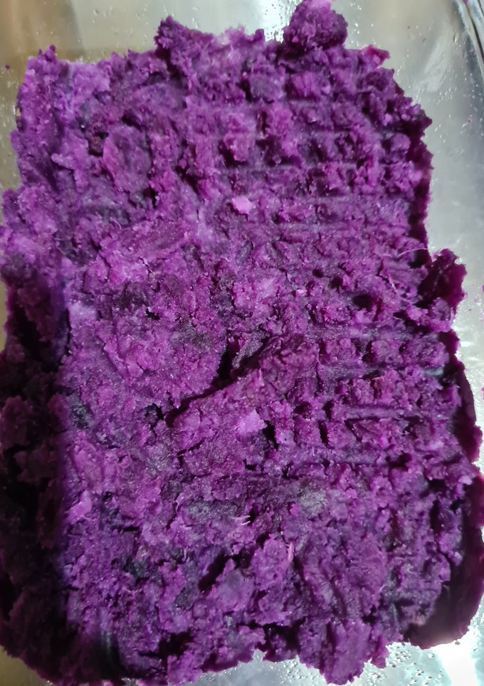 Una foto de Puré de camote al vapor