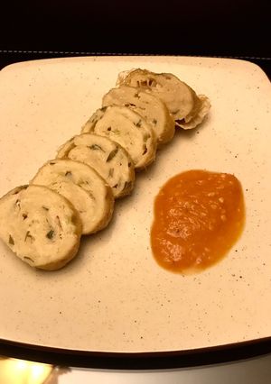 Foto resep Steam Chicken Beancurd Skin Rolls Diet