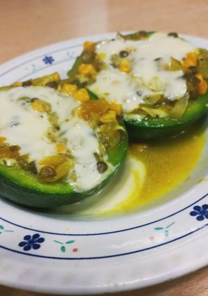Una foto de Zapallito relleno veggie