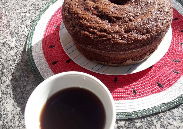 Simple Way to Make Super Quick Homemade Bolo de café e chocolate