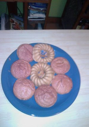 Una foto de Muffins de remolacha