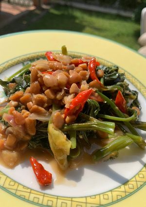 Foto resep Cah kangkung taoco