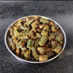 A picture of Masala Bhindi.
