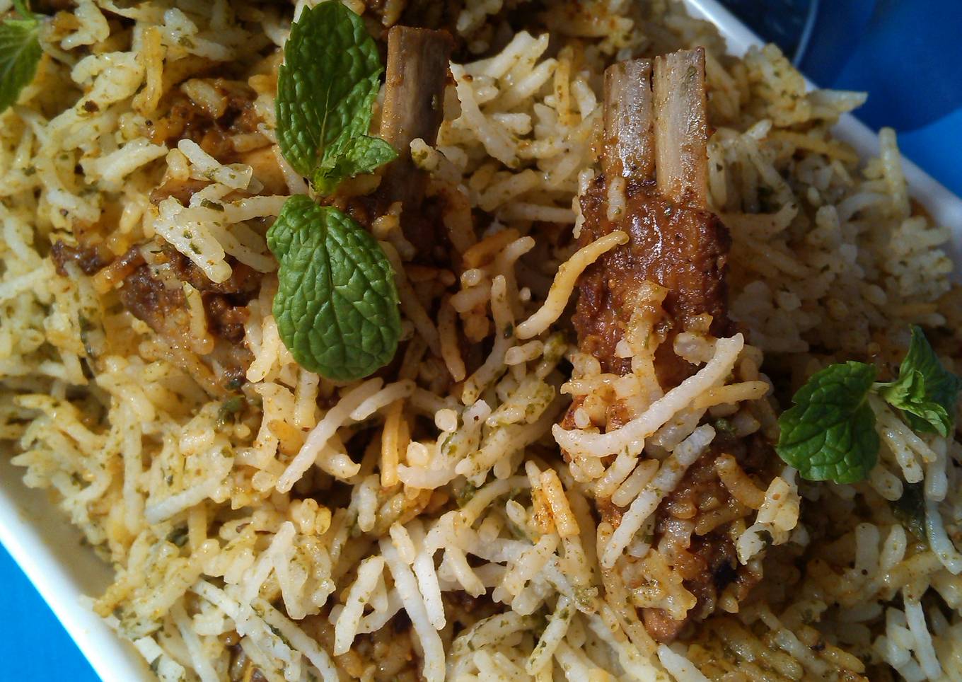 Succulent Awadhi Mutton Biryani :)