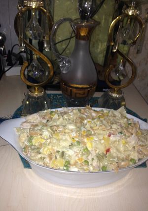 عکسی از دستور سالاد ماکارانی