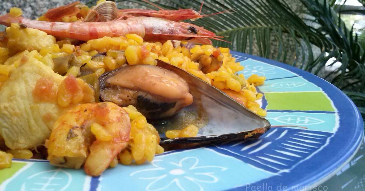 Paella de marisco Receta de La Cocina De Sole Cookpad