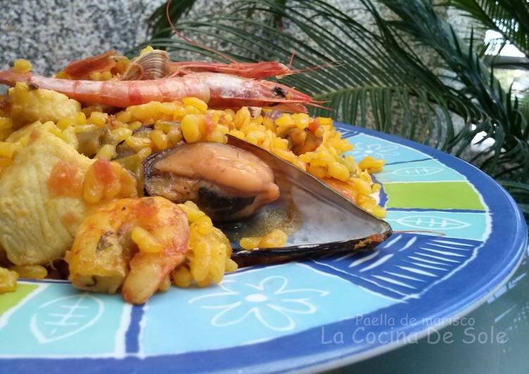 Paella de marisco