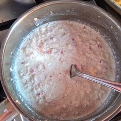 A picture of Bread sauce with onion.