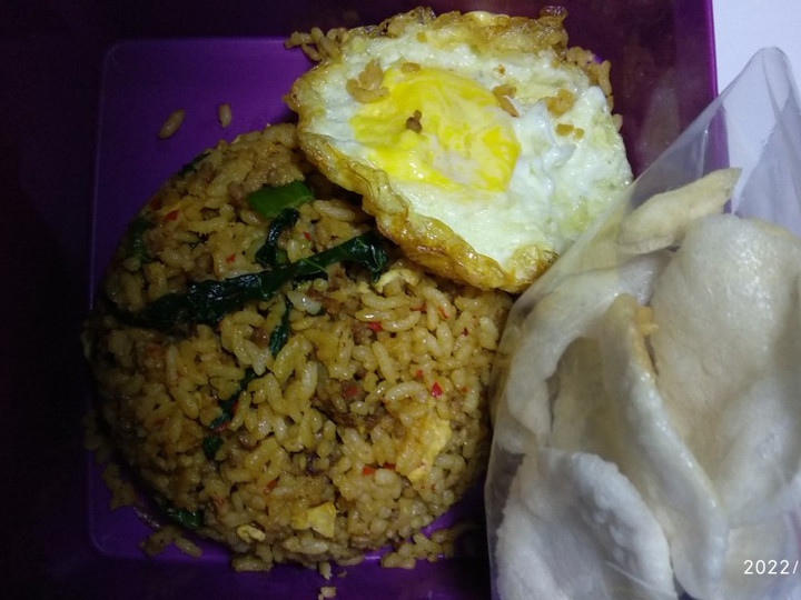 Resep Nasi goreng daging giling Anti Gagal