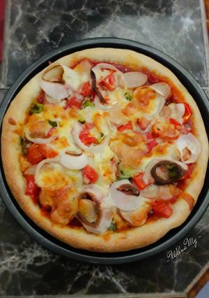 Foto resep Sourdough Pizza