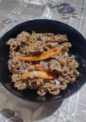Foto resep Beef yakiniku (ala Yoshinoya homemade)