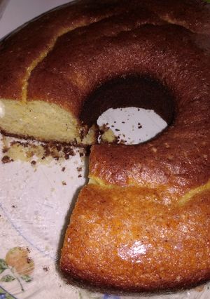 Una foto de Torta de yogurt rápida