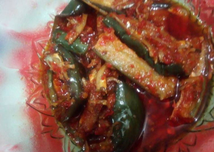 Balado terong dan teri #bikinramadanberkesan