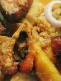মুখী কচু দিয়ে ইলিশ মাছের ঝোল / Taro and Hilsha Fish Curry 💛💚♥