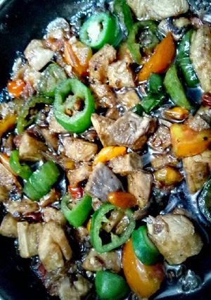 Foto resep Oseng ikan asin pedas