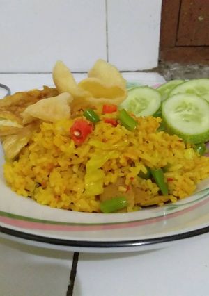 Foto resep Nasi goreng campur sarii