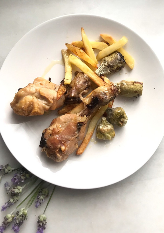 Una foto de Pollo en airfryer