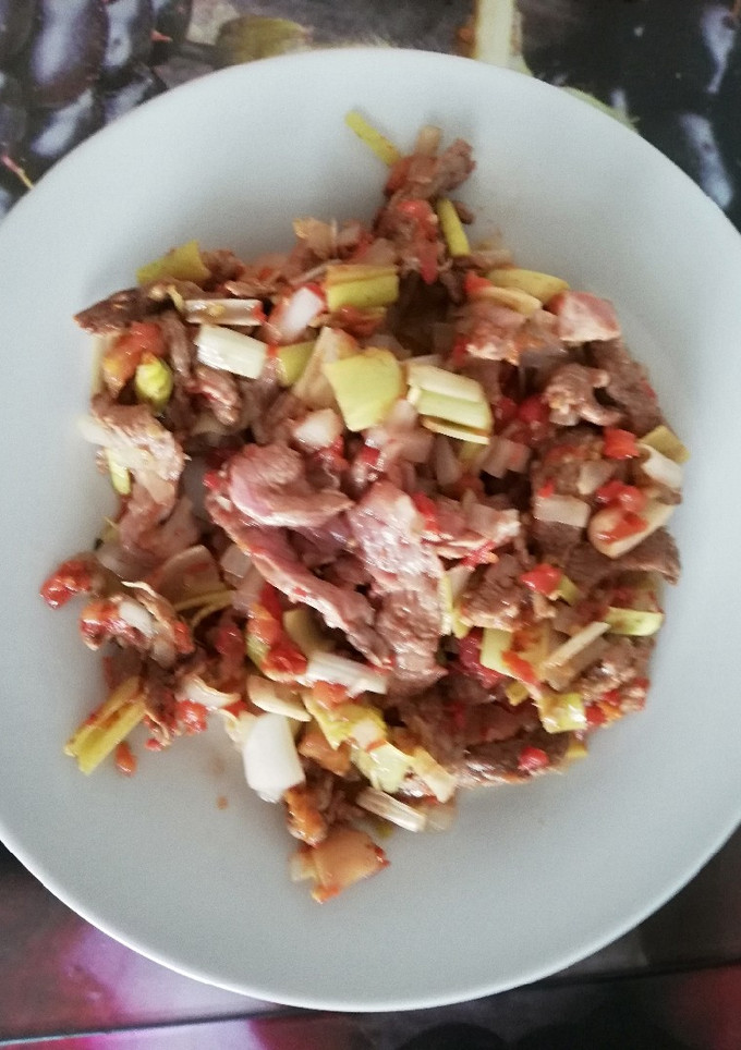 Una foto de Ternera con verduras y soja (Lékué)
