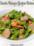 Tumis Bunga Genjer Bakso