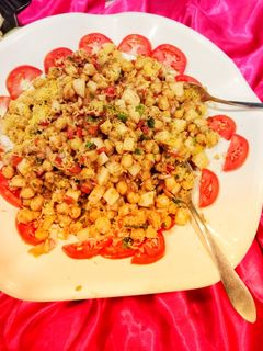 কাবলী ছোলার চাট্ (Kabli cholar chaat,recipe in Bengali) রেসিপির প্রধান ছবি