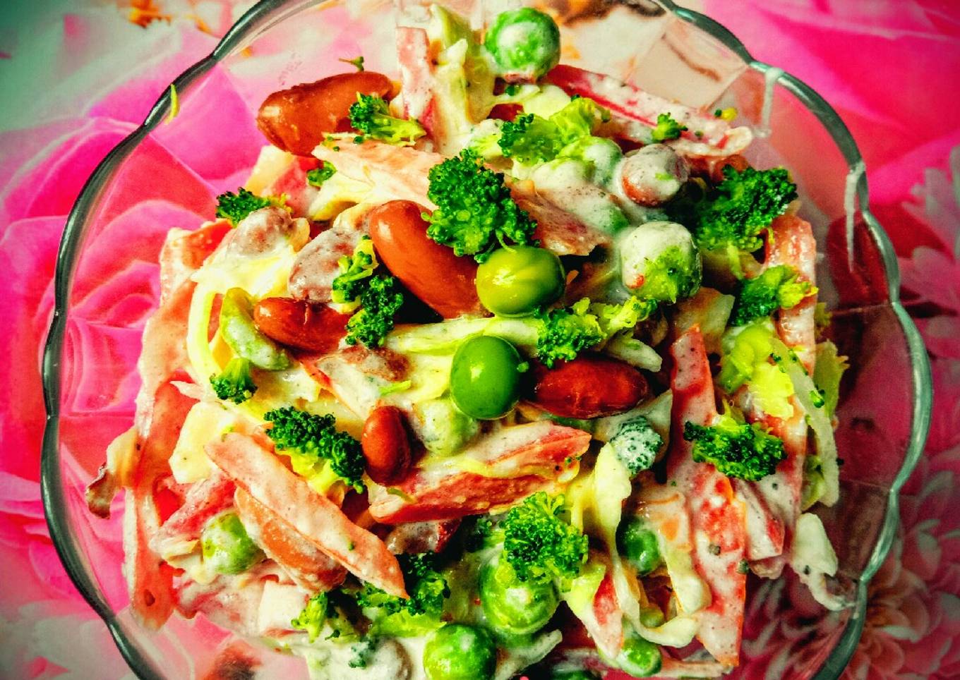 Mexican salad in Indian style