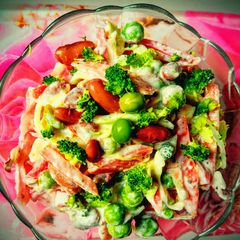 A picture of Mexican salad in Indian style.