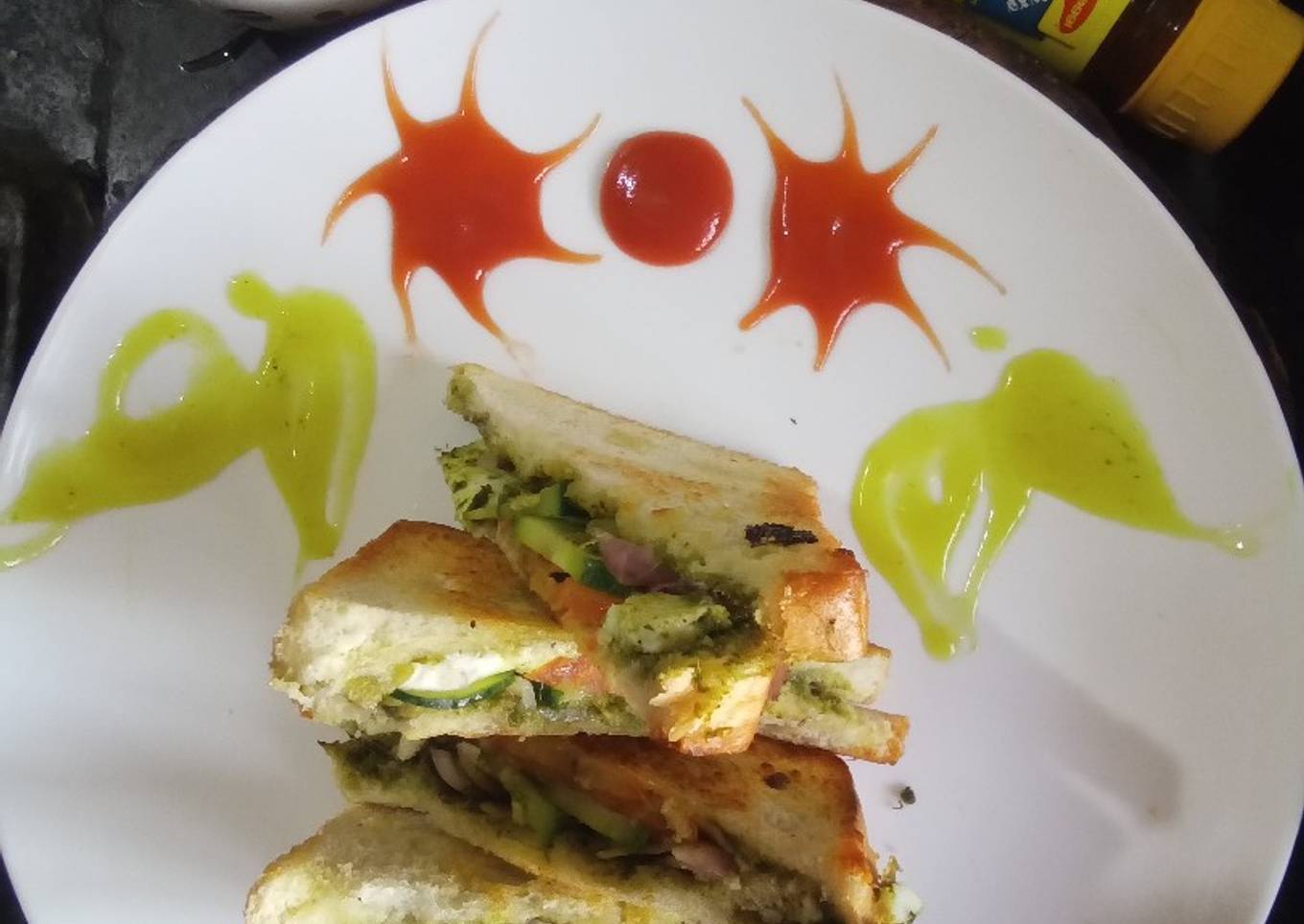 Cheese grill sandwich