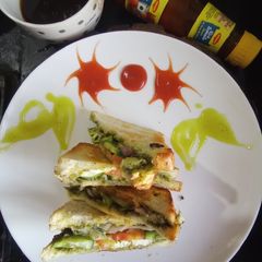 Cheese grill sandwich A picture of Cheese grill sandwich.